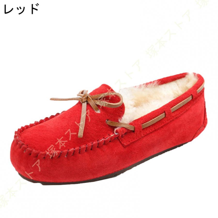 冬 モカシン レディース シューズ 靴 厚底 カジュアル モカシン