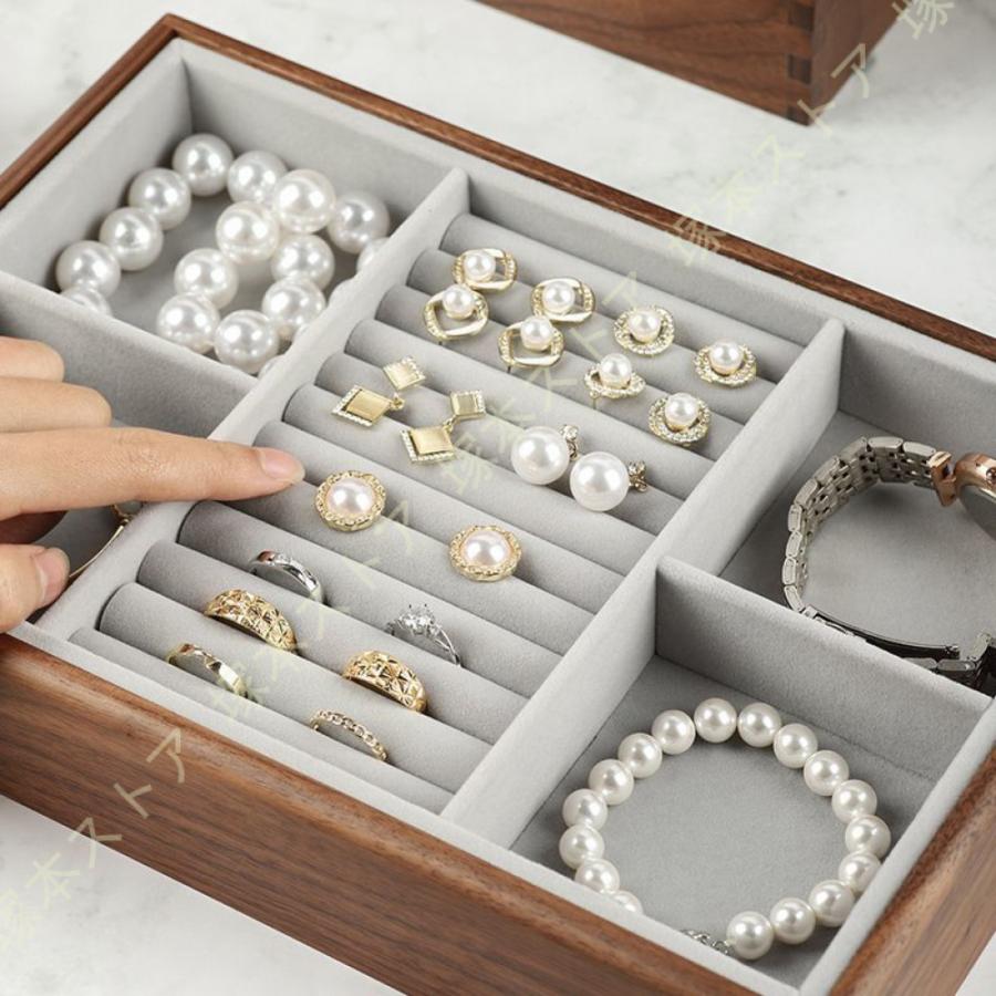 ジュエリーボックス アクセサリー 収納 女性 雑貨 小物入れ 便利 プレゼント おしゃれ アクセサリーケース イヤリング ネックレス ピアス 指輪 大容量 携帯_14