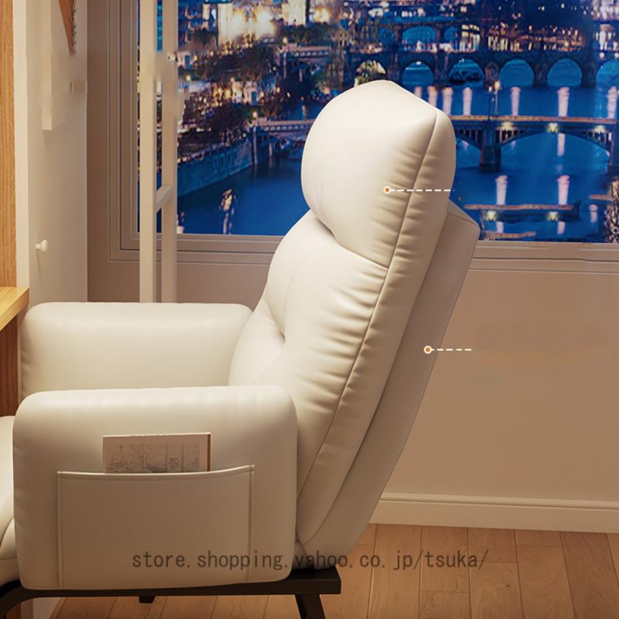 ソファー 肘付き 1人掛け 1人用 包み込まれる座り心地 ハイバック 一人掛けソファ アイボリー コンパクトに収納 高座椅子 パーソナルチェア シングルソファ |  | 14