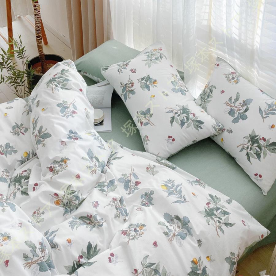 ZARA  布団カバー　クイーン　花柄　新品　北欧 花柄 北欧 掛け布団カバー 布団カバー ダブル シングル 掛カバー 韓国