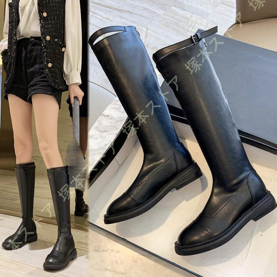 ロングブーツ レディース ジョッキーブーツ ブーツ 靴 黒 ベルト 履き口 ゆったり ロング ブーツ ジッパー 小さいサイズ ヒール ローヒール 先の丸い ワイズ :cyN-1u3-TQCZF:塚本ストア - 通販 - Yahoo!ショッピング ロングブーツ レディース ジョッキーブーツ ブーツ 靴 黒 ベルト 履き口 ゆったり ロング ブーツ ジッパー 小さいサイズ ヒール ローヒール 先の丸い ワイズ :cyN-1u3-TQCZF:塚本ストア - 通販 - Yahoo!ショッピング