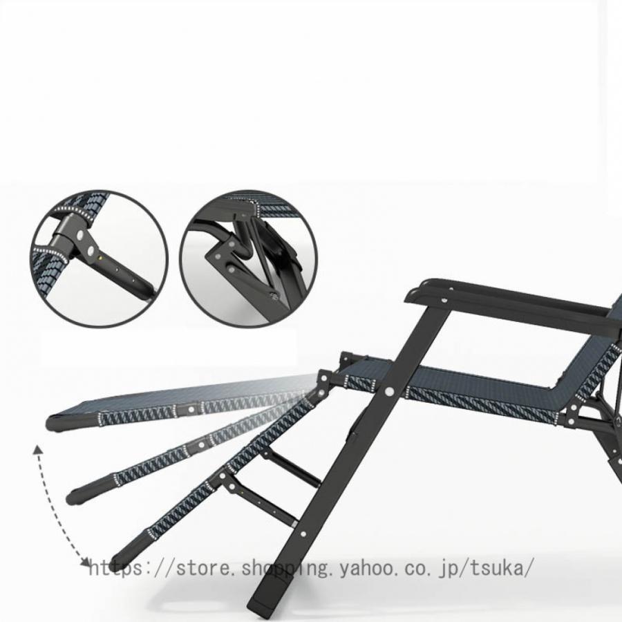 リラックスチェア 折りたたみ リクライニング アウトドア コンパクト イス 椅子 ヘッドレスト 耐荷重約200KG アームレス 折り畳み 事務室 オフィス バルコニー_13