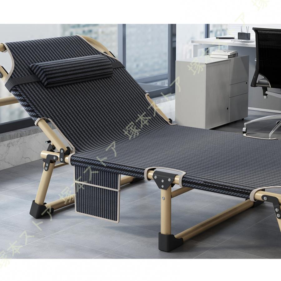 折り畳みベッド レジャーベッド カウチベッド シングル 折りたたみ 三つ折り ヘッドレスト 仮眠 昼休み 昼寝 折りたたみベッド 完成品 軽量 4段階調節_7