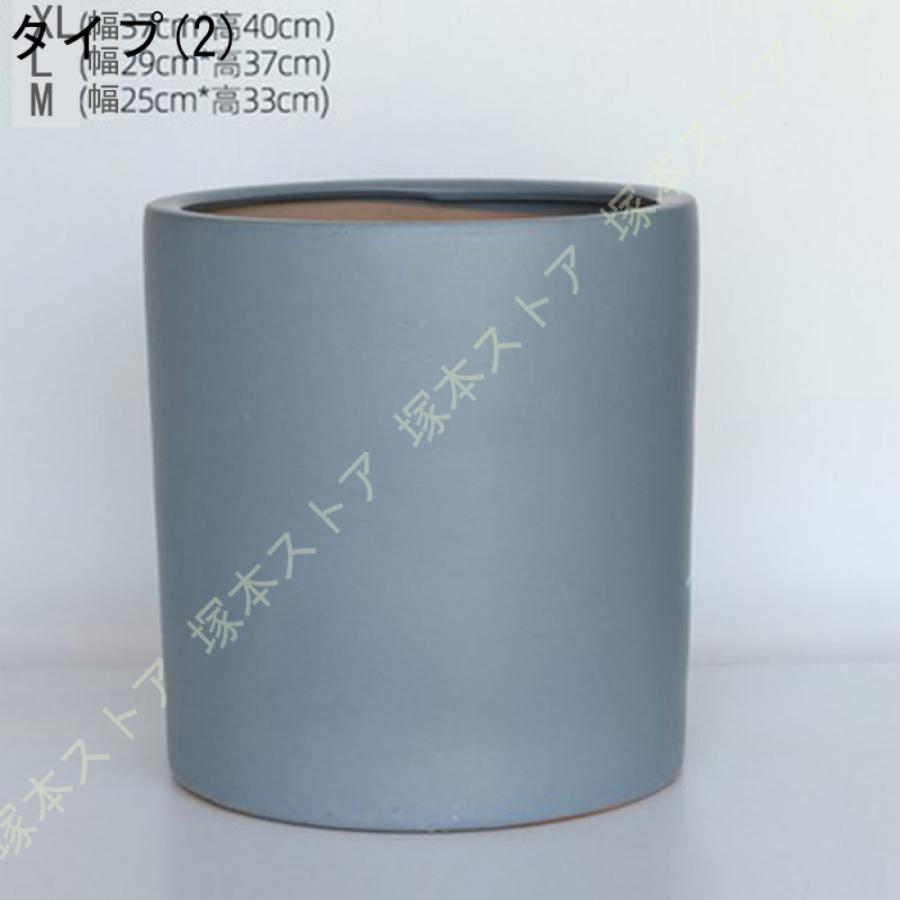 植木鉢 セラミック製 おしゃれ 鉢植え 北欧 排水孔付き 通気性 シンプル 円筒形 大型 大口径 客間の装飾 室内 観葉植物 ハーブ 花栽培適用 ガーデニング用品_6