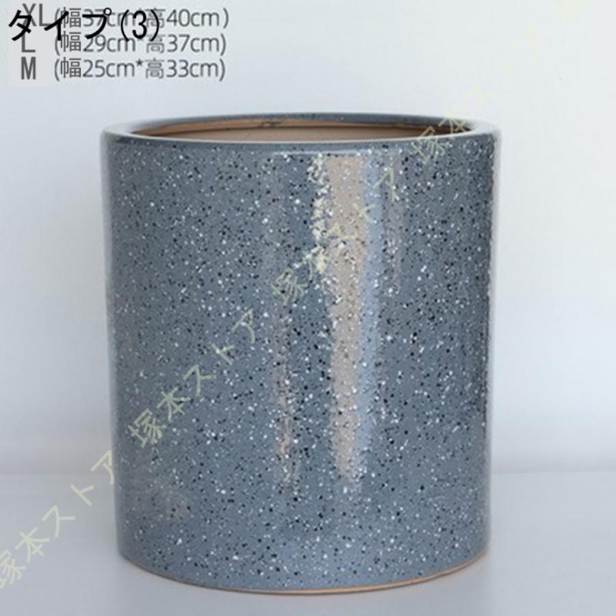 植木鉢 セラミック製 おしゃれ 鉢植え 北欧 排水孔付き 通気性 シンプル 円筒形 大型 大口径 客間の装飾 室内 観葉植物 ハーブ 花栽培適用 ガーデニング用品_7