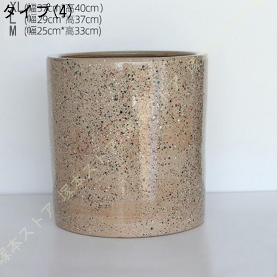 植木鉢 セラミック製 おしゃれ 鉢植え 北欧 排水孔付き 通気性 シンプル 円筒形 大型 大口径 客間の装飾 室内 観葉植物 ハーブ 花栽培適用 ガーデニング用品_8
