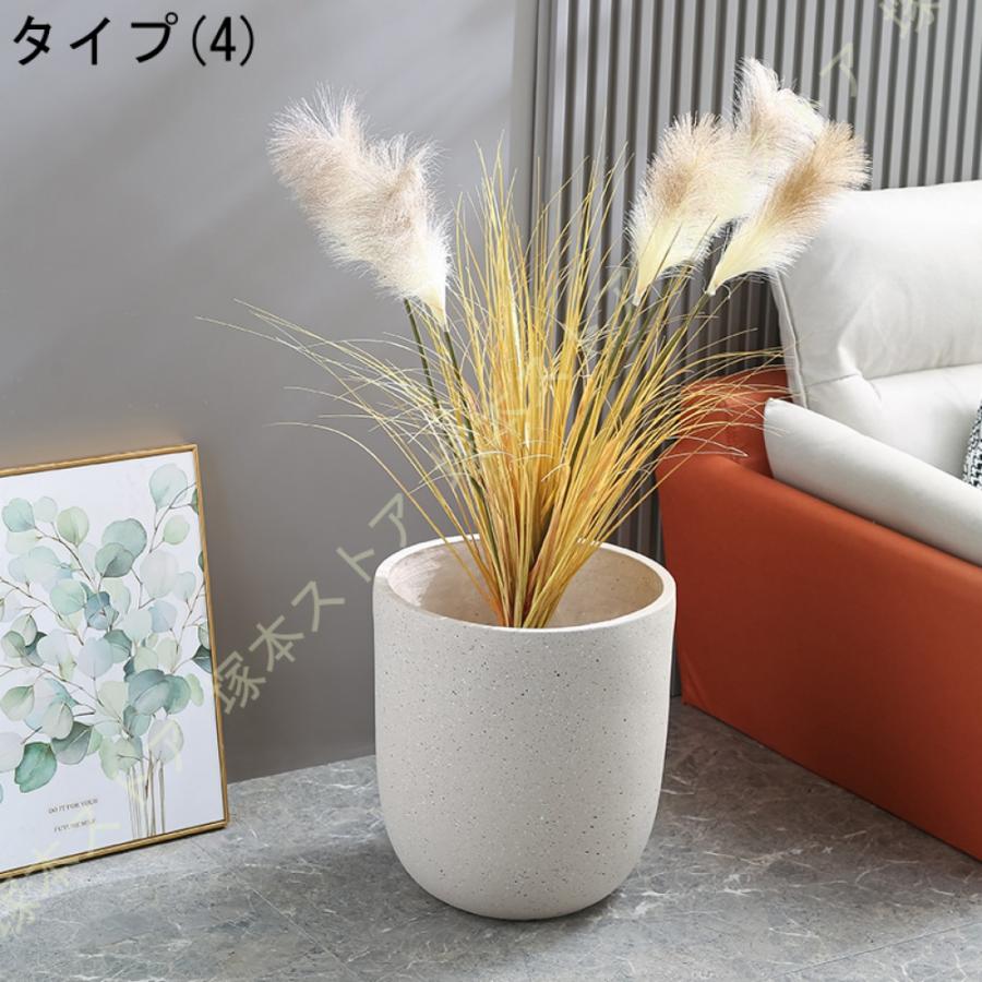 フラワーポット 植木鉢 サボテン鉢 北欧 方形 セメント鉢 シンプル 排水孔付き 通気性 オシャレ 丸形 大型 ヨーロッパ調 スタイル ガーデニング用品_10