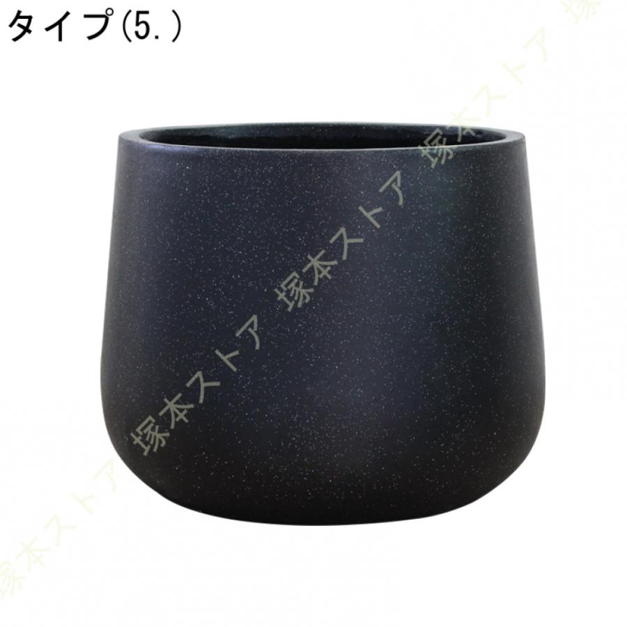 植木鉢 セメント製 北欧 アイデア植木鉢 底穴付き 通気性 シンプル 円形 ヨーロッパ調 鉢植え植物 多肉植物鉢 落地 鉢植え 室内 リビングの装飾 玄関 置物 