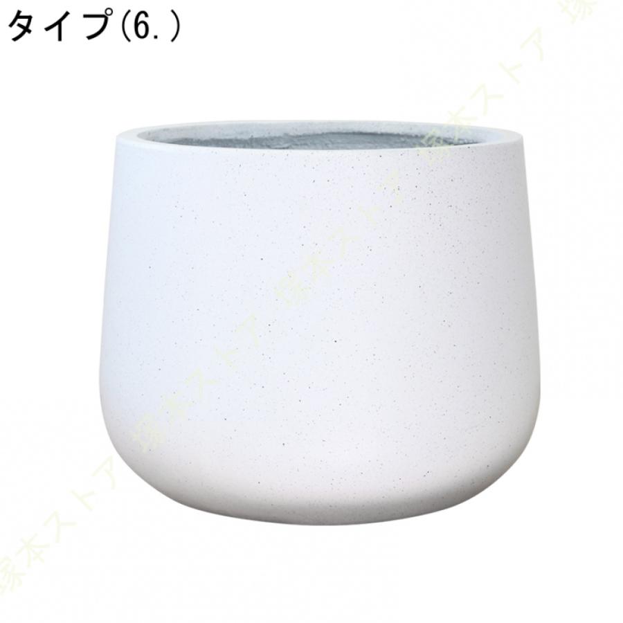 植木鉢 セメント製 北欧 アイデア植木鉢 底穴付き 通気性 シンプル 円形 ヨーロッパ調 鉢植え植物 多肉植物鉢 落地 鉢植え 室内 リビングの装飾 玄関 置物 