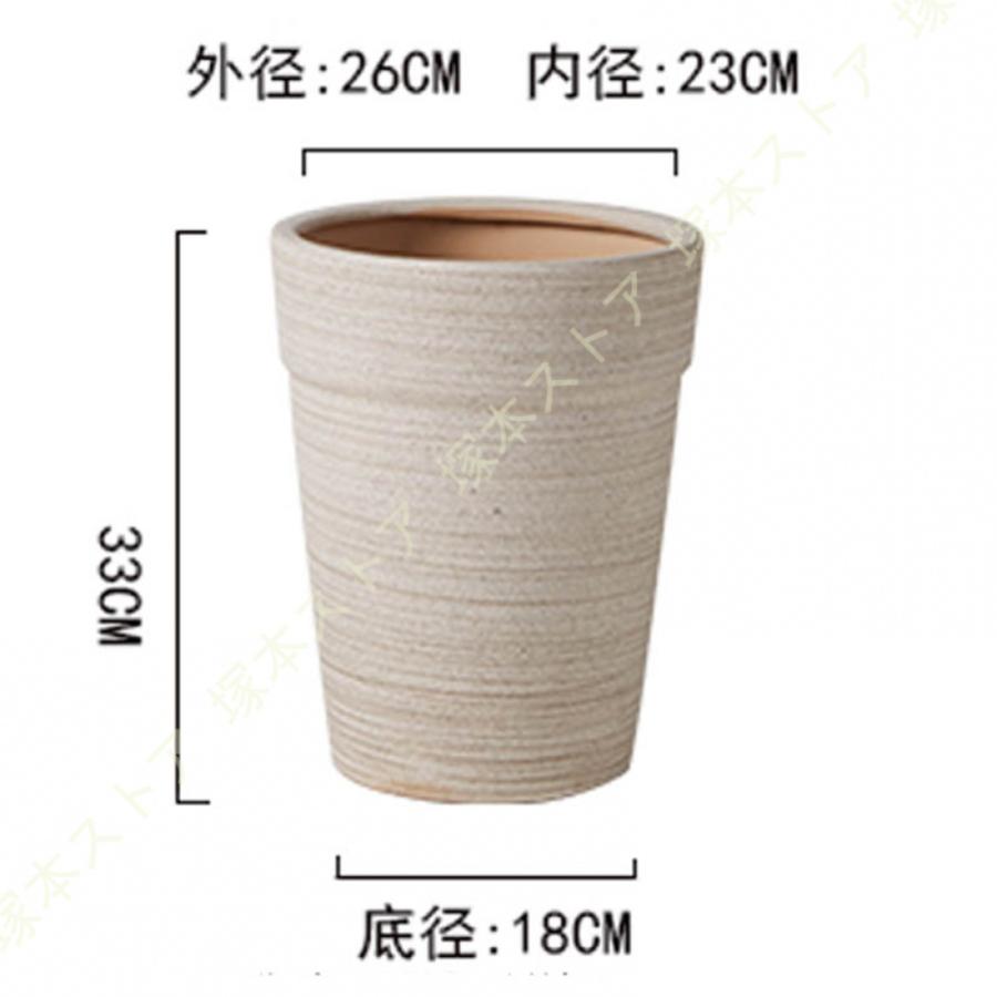 鉢植え 多肉植物鉢 テラコッタ製 北欧 おしゃれ 底に水抜き穴あり シンプル 大型 クリエイティブ 研磨感 ガーデニング用品 着地 飾り 園芸 玄関 モダン_3