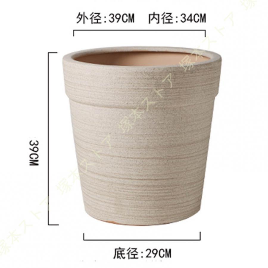 鉢植え 多肉植物鉢 テラコッタ製 北欧 おしゃれ 底に水抜き穴あり シンプル 大型 クリエイティブ 研磨感 ガーデニング用品 着地 飾り 園芸 玄関 モダン_5