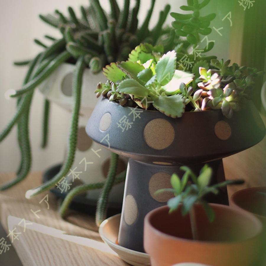 植木鉢 鉢植え セラミック製 北欧 シンプル 陶器 通気性 クリエイティブ 陶器鉢 素焼き ドット アイデア多肉鉢 ins風 ヨーロッパ調 植木ポット リビングの装飾_8