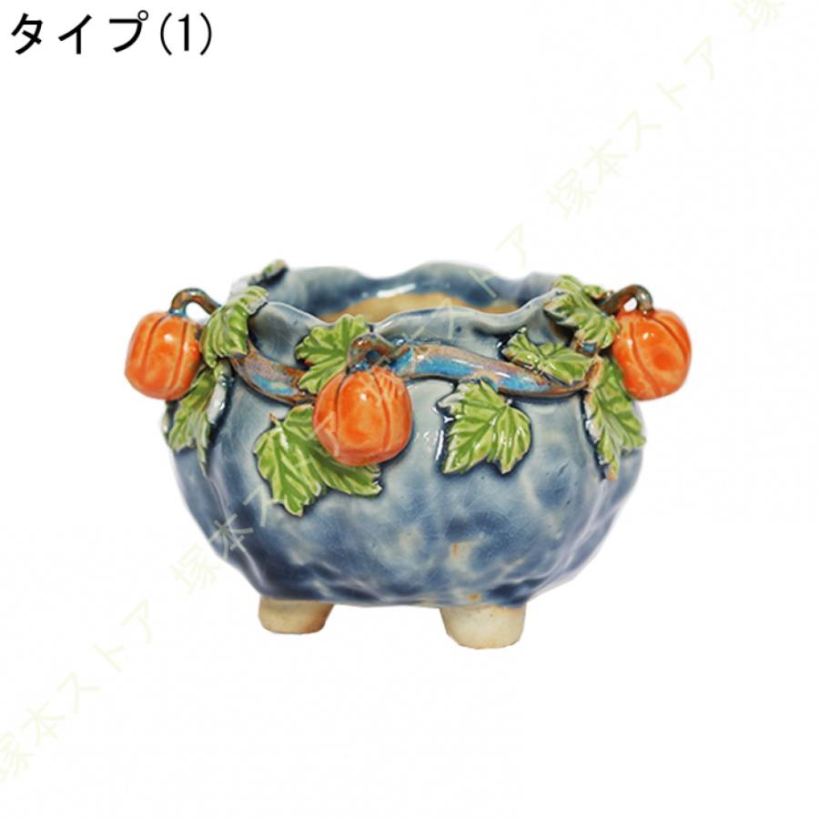鉢植え プランター シンプル 陶器製 田園風 底穴付き 多肉植物用 サボテン鉢 通気性 ミニ クリエイティブ 玄関 置物 可愛い ガーデン雑貨 インテリア_4