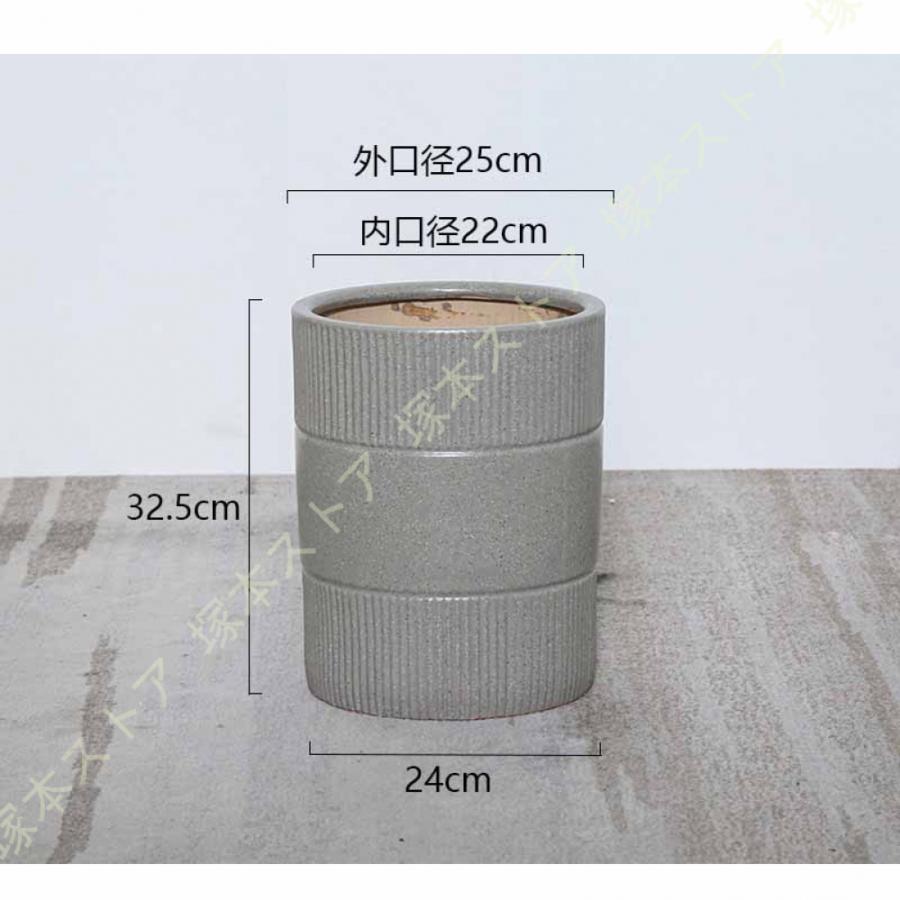 フラワーポット 陶器製 植木鉢 多肉植物鉢 排水孔付き 通気性 円形 北欧 シンプル リビング装飾品 大口径 大型 ガーデンポット 収納 室内の装飾_6