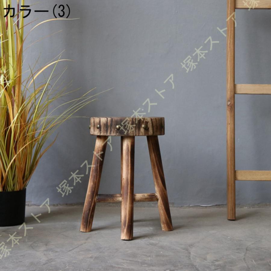 子供イス 切り株 ウッドチェア 丸イス 鉢台 観葉植物台 鉢置き台 鉢