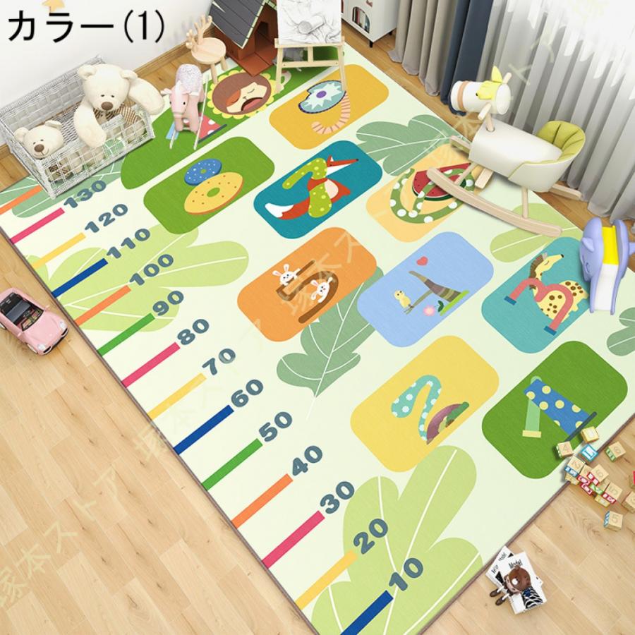 プレイマット キッズラグ 防音 滑り止め キッズプレイエリアラグ