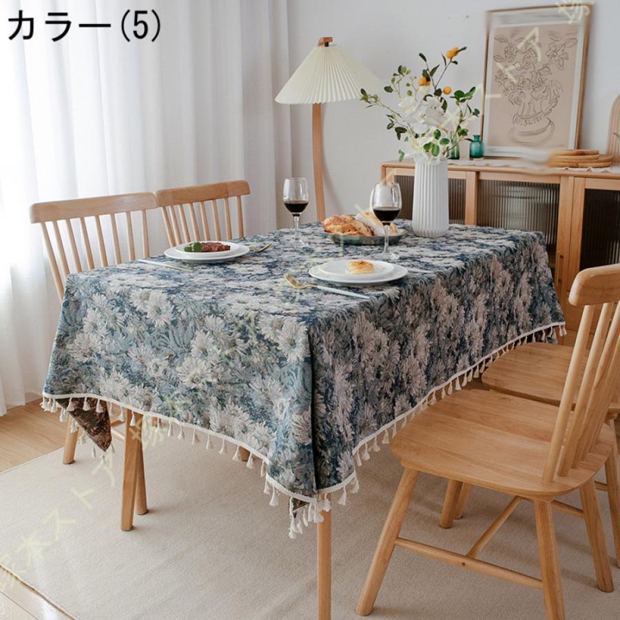 テーブルクロス おしゃれ 北欧 エスニック柄 民族風 耐熱 防汚 滑り