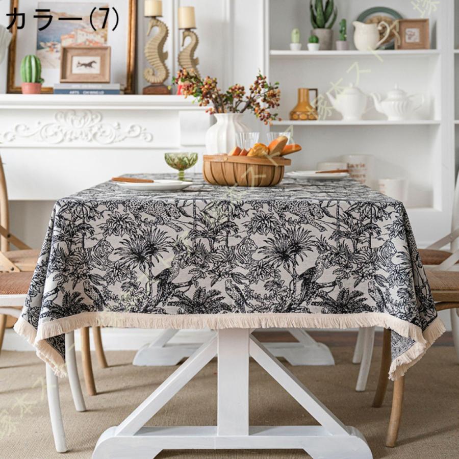 テーブルクロス おしゃれ 北欧 エスニック柄 民族風 耐熱 防汚 滑り