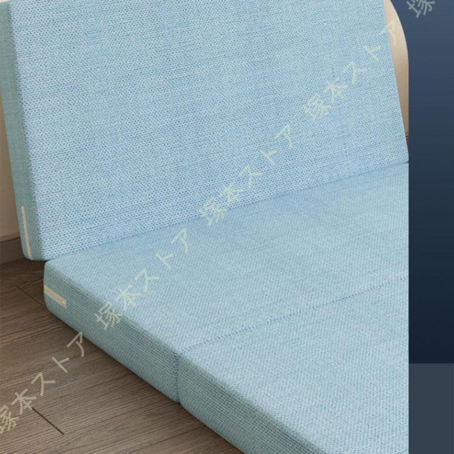 マットレス 折りたたみ 高反発 シングル 4つ折り 厚さ10cm 敷きパッド