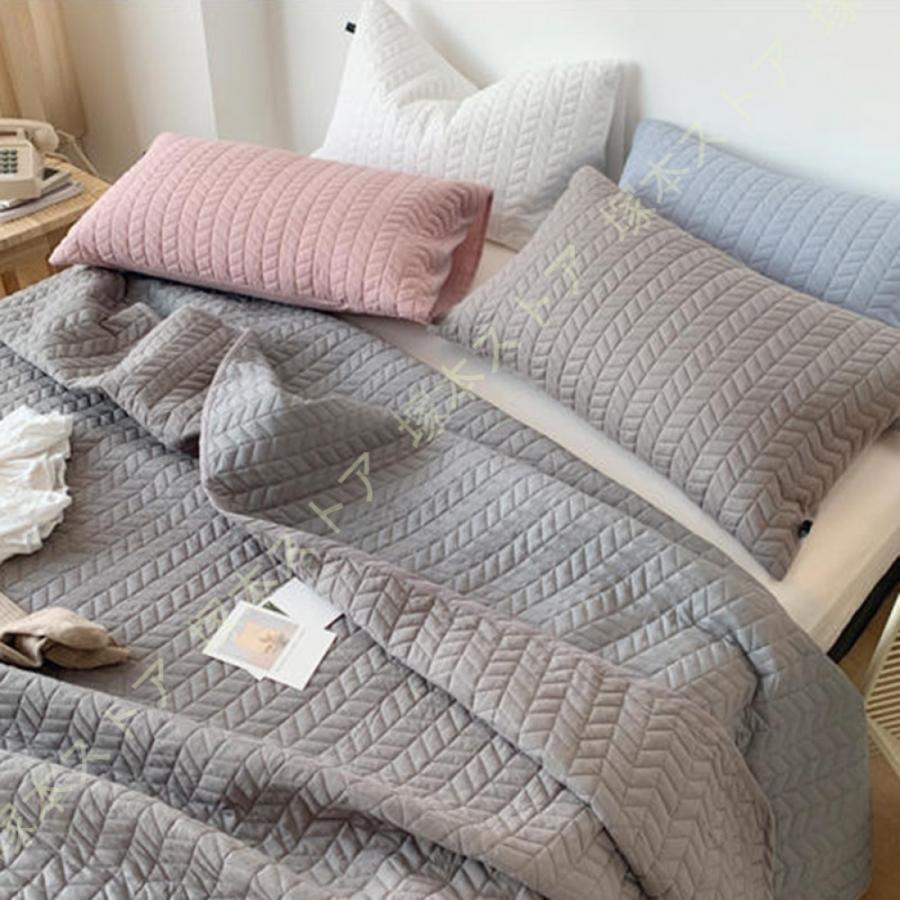 [HONGF8]ベッドカバー シングル 北欧 おしゃれ 花柄 可愛い ベッドスプレッド 単品売り ベッド用品 シーツカバー 姫系寝具 フリルデザイン フラットシーツの画像