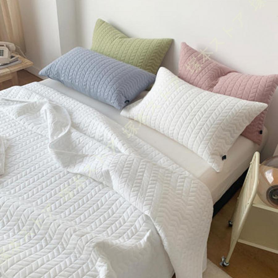 [HONGF8]ベッドカバー シングル 北欧 おしゃれ 花柄 可愛い ベッドスプレッド 単品売り ベッド用品 シーツカバー 姫系寝具 フリルデザイン フラットシーツの画像