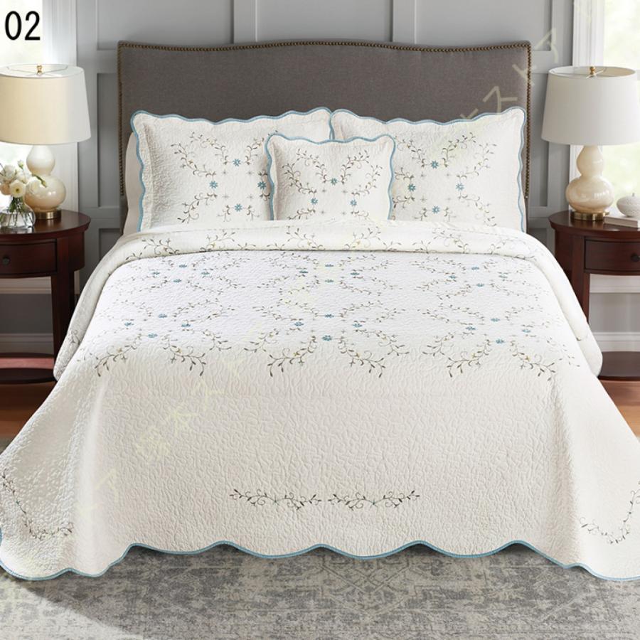 キルトベッドカバー3点セット綿マルチカバー キルティング 006 21mat146-13.jpg