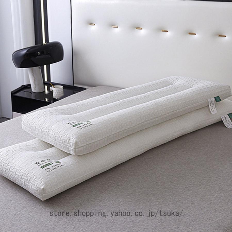 低反発ロングピロー ダブル枕 長い枕 長枕 まくら 低反発 カップル