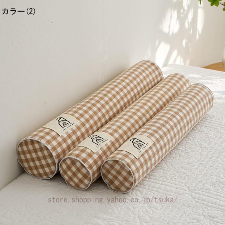 円柱 抱き枕 ロングまくら 低反発 ボルスタークッション 快眠グッズ
