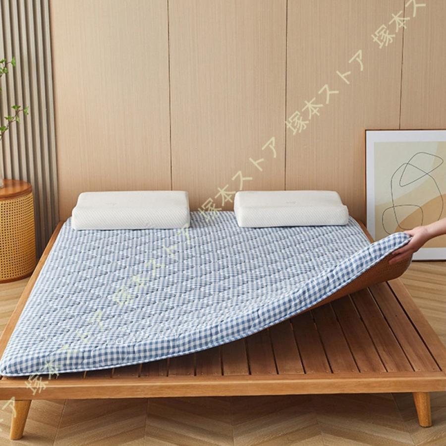高反発マットレス 厚約6 ベットマット 敷き布団 敷布団 通気性 両面使用可能 冬用と夏用 ポリエステル表面＋ラタン表面 接触冷感 マットレス 寝心地いい_26