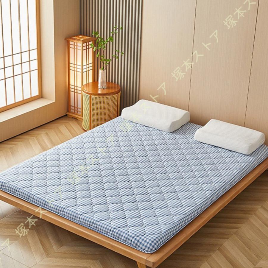 高反発マットレス 厚約6 ベットマット 敷き布団 敷布団 通気性 両面使用可能 冬用と夏用 ポリエステル表面＋ラタン表面 接触冷感 マットレス 寝心地いい_27
