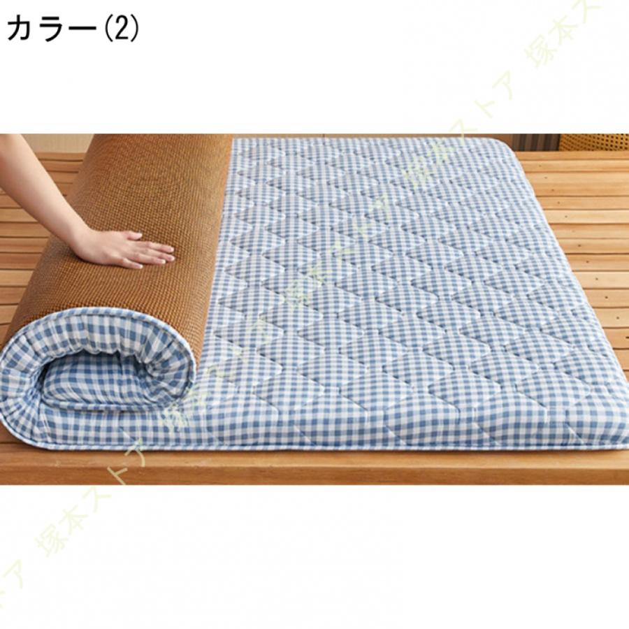 高反発マットレス 厚約6 ベットマット 敷き布団 敷布団 通気性 両面使用可能 冬用と夏用 ポリエステル表面＋ラタン表面 接触冷感 マットレス 寝心地いい_12