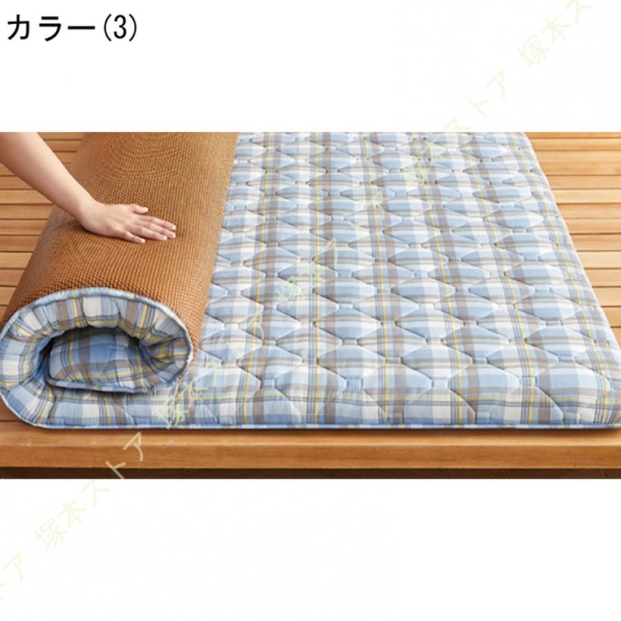 高反発マットレス 厚約6 ベットマット 敷き布団 敷布団 通気性 両面使用可能 冬用と夏用 ポリエステル表面＋ラタン表面 接触冷感 マットレス 寝心地いい_13