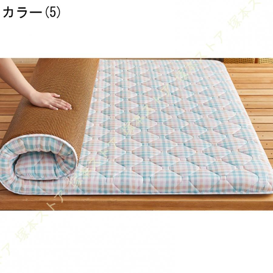 高反発マットレス 厚約6 ベットマット 敷き布団 敷布団 通気性 両面使用可能 冬用と夏用 ポリエステル表面＋ラタン表面 接触冷感 マットレス 寝心地いい_15