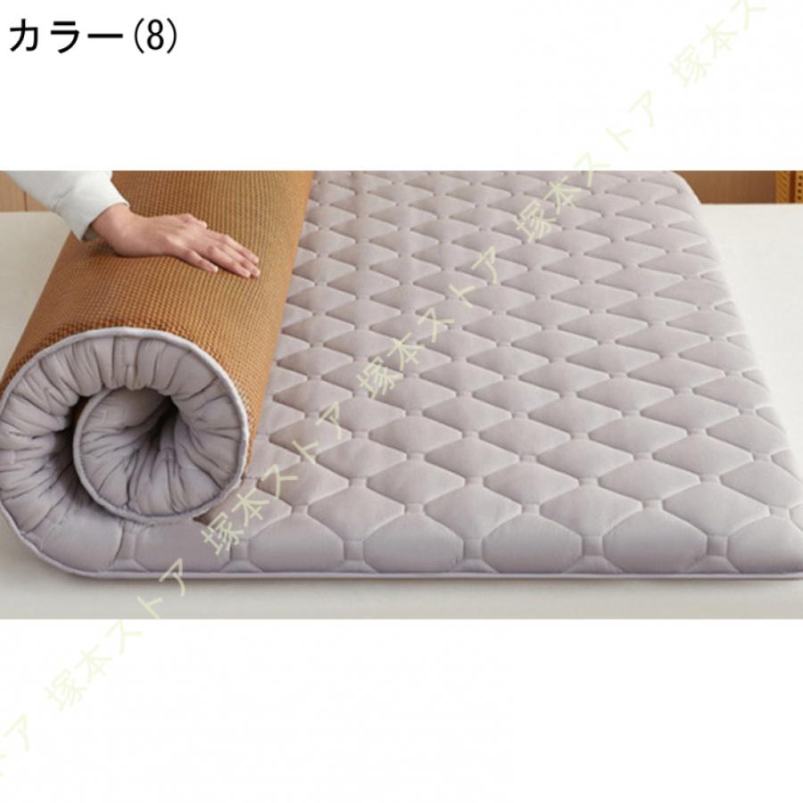 高反発マットレス 厚約6 ベットマット 敷き布団 敷布団 通気性 両面使用可能 冬用と夏用 ポリエステル表面＋ラタン表面 接触冷感 マットレス 寝心地いい_18