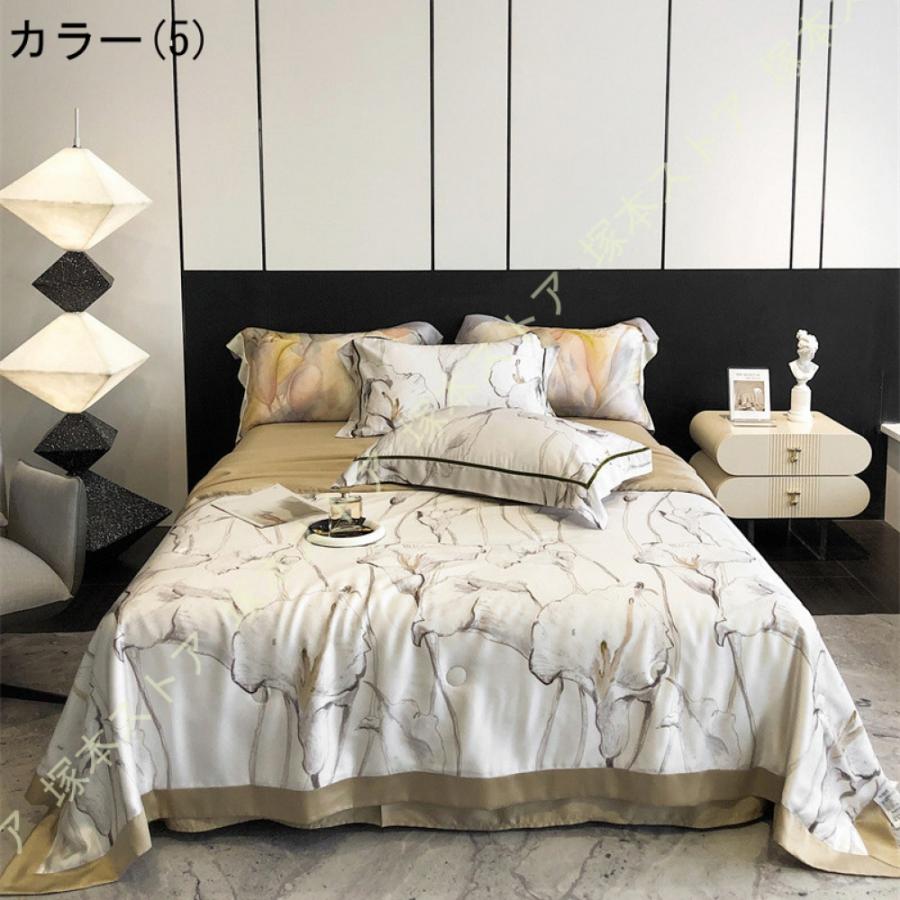 夏用掛け布団 肌掛け布団 ダブル 両面接触冷感 リバーシブル 冷感＆ワッフル タオルケット 冷感キルトケット 単品売り 掛け布団 花柄 4点セット キルトケット_14