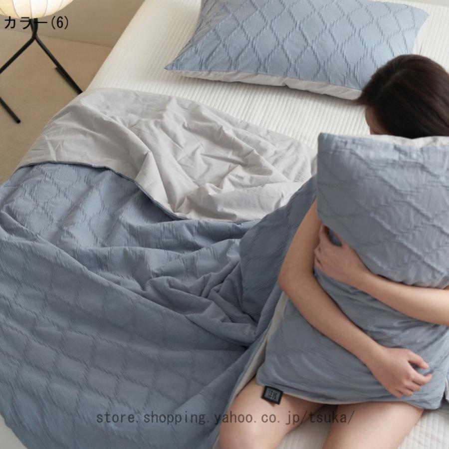 ガーゼケット シングル 綿100% ガーゼ 生地 寝具 ナチュラル 吸湿性 肌掛け布団 クイーン タオルケット とろけるニットの年中使える肌布団 ハーフ_14