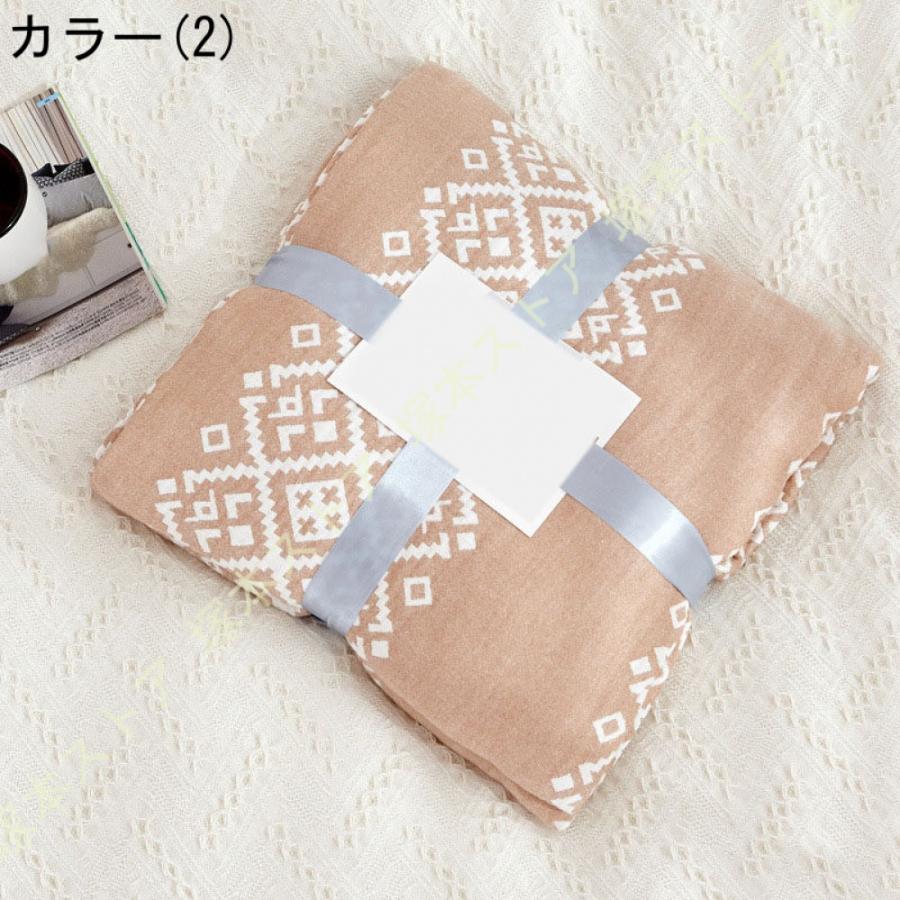 綿 ガーゼケット シングル セミダブル 200x230cm 寝具 毛布 春 夏 残暑 秋 用 洗うほどに柔らかい 涼感 速乾 通気性 吸水性 洗える 夏用 ブランケット ガーゼ_5