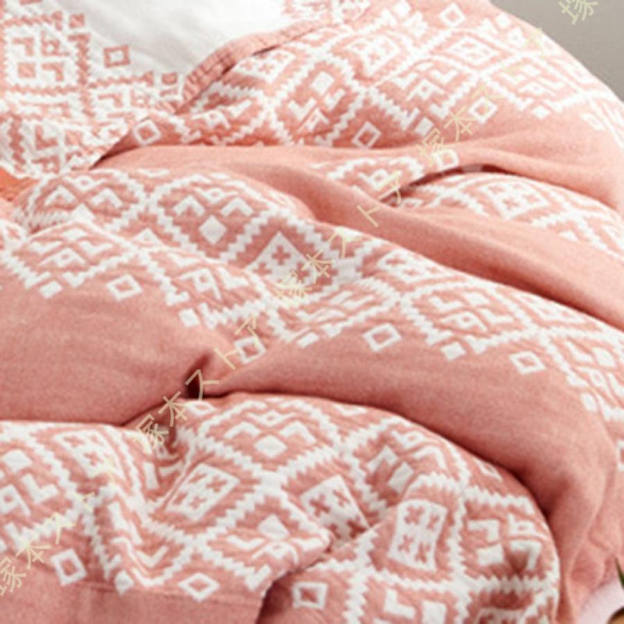 綿 ガーゼケット シングル セミダブル 200x230cm 寝具 毛布 春 夏 残暑 秋 用 洗うほどに柔らかい 涼感 速乾 通気性 吸水性 洗える 夏用 ブランケット ガーゼ_9