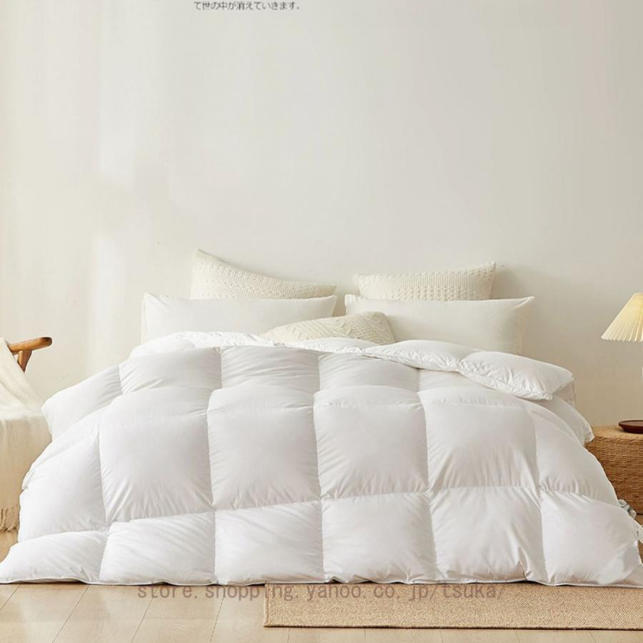 羽毛布団 グースダウン羽毛布団 ホワイトグースダウン95％ シングル