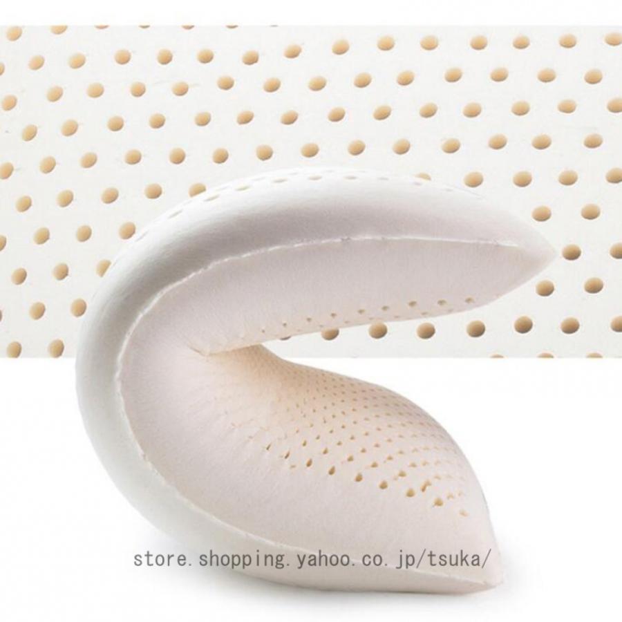 ラテックス枕 天然ラテックスでできた 柔らかい弾力で簡単に寝返りが