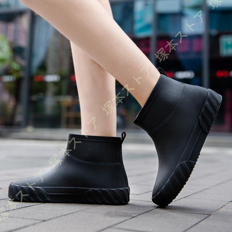 メンズ レインブーツ レインシューズ 防水ブーツ 雨靴 夏 ローカット 梅雨対策 ラバーブーツ 男女兼用 ビジネス 厨房用 シェフ靴 滑り止め 防水 レイン レインブーツ カラー グリーン Vtacaintl Com