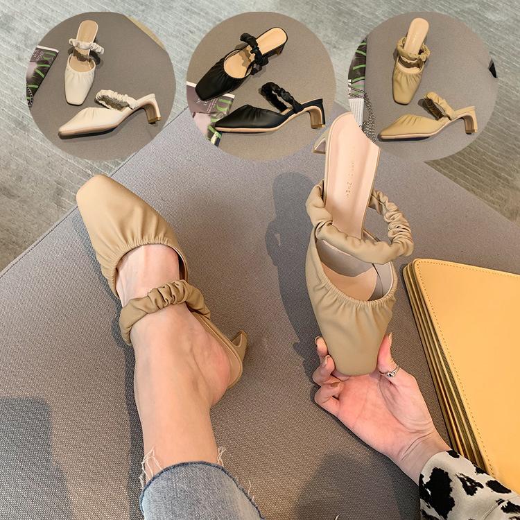 レディース ミュール サンダル 甲ストラップ ミュールサンダル 歩きやすい 大きいサイズ スクエアトゥ 履きやすい おしゃれ 痛くない かかとなし パンプス Du1 5vl Aunml0 塚本ストア 通販 Yahoo ショッピング