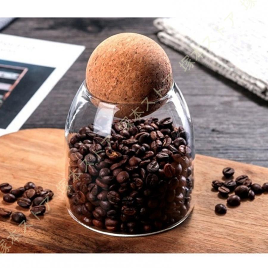 キャニスター ガラス おしゃれ 大型ガラス食品保存瓶 ガラス粉米保存