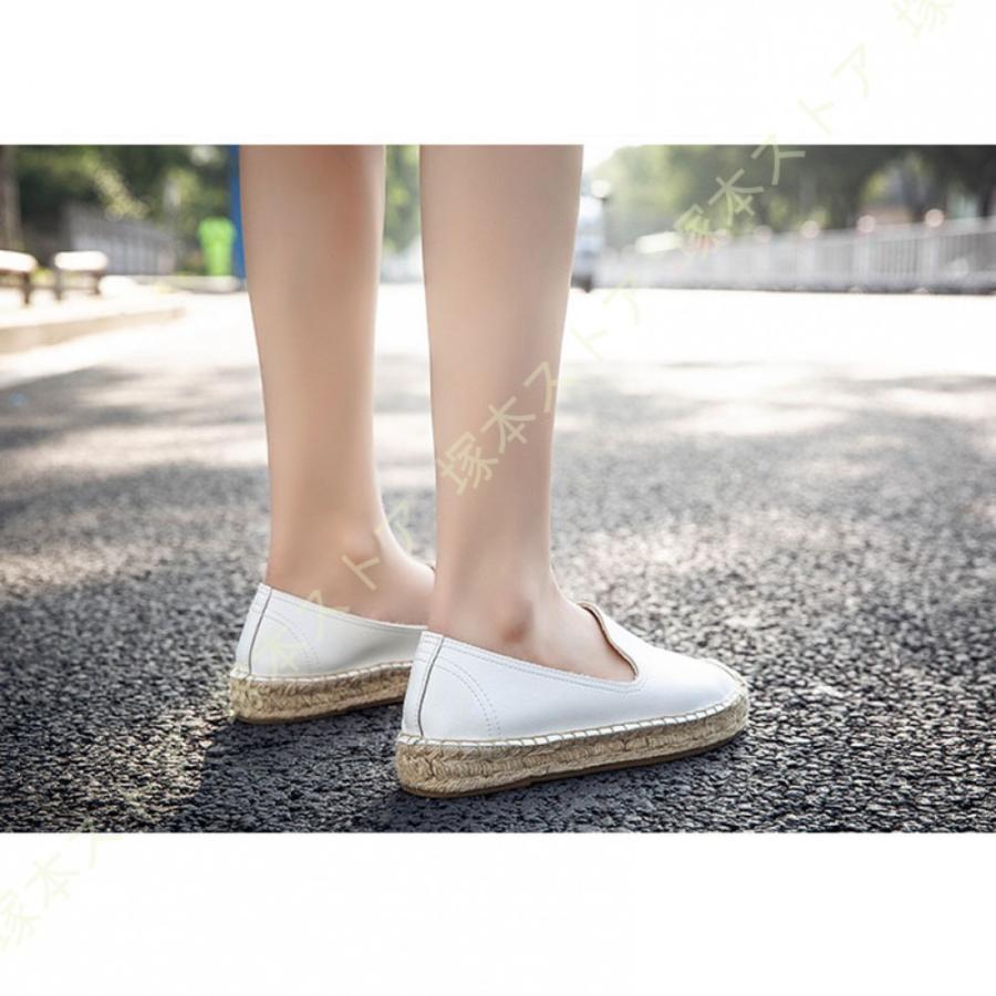 エスパドリーユ スリッポン ローファー レディース 厚底 歩き