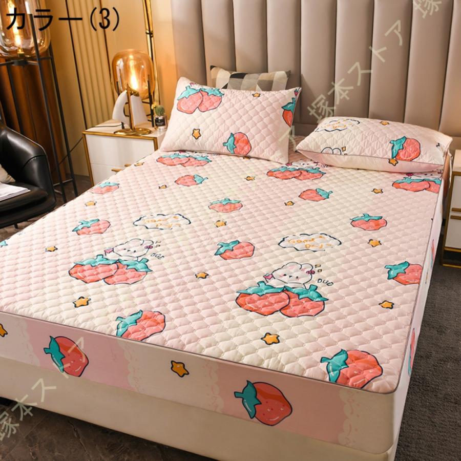 毛玉になりにくい 敷パッド ボックスシーツ クイーン 虎柄 マイクロ