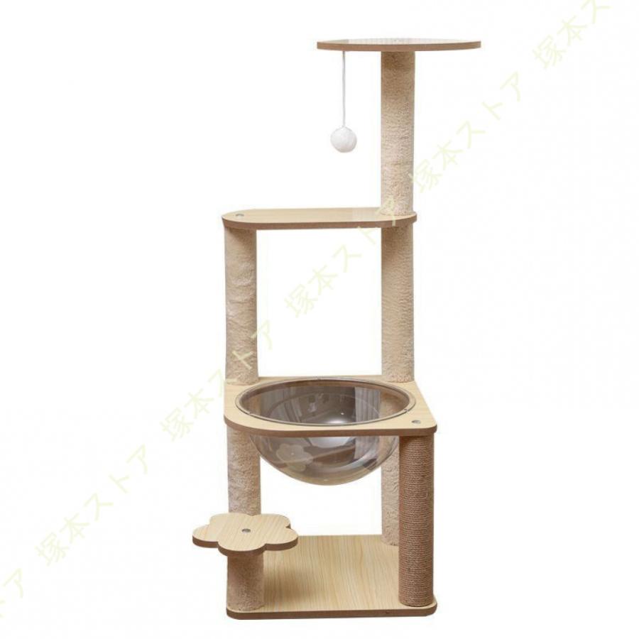 ペットハウス 爪とぎ つめとぎ 猫爪とぎ ハウス 猫用品 キャットタワー 低い 運動不足 多頭飼い 猫おもちゃ キャットタワー 据え置き型 頑丈 おしゃれ シニア_4