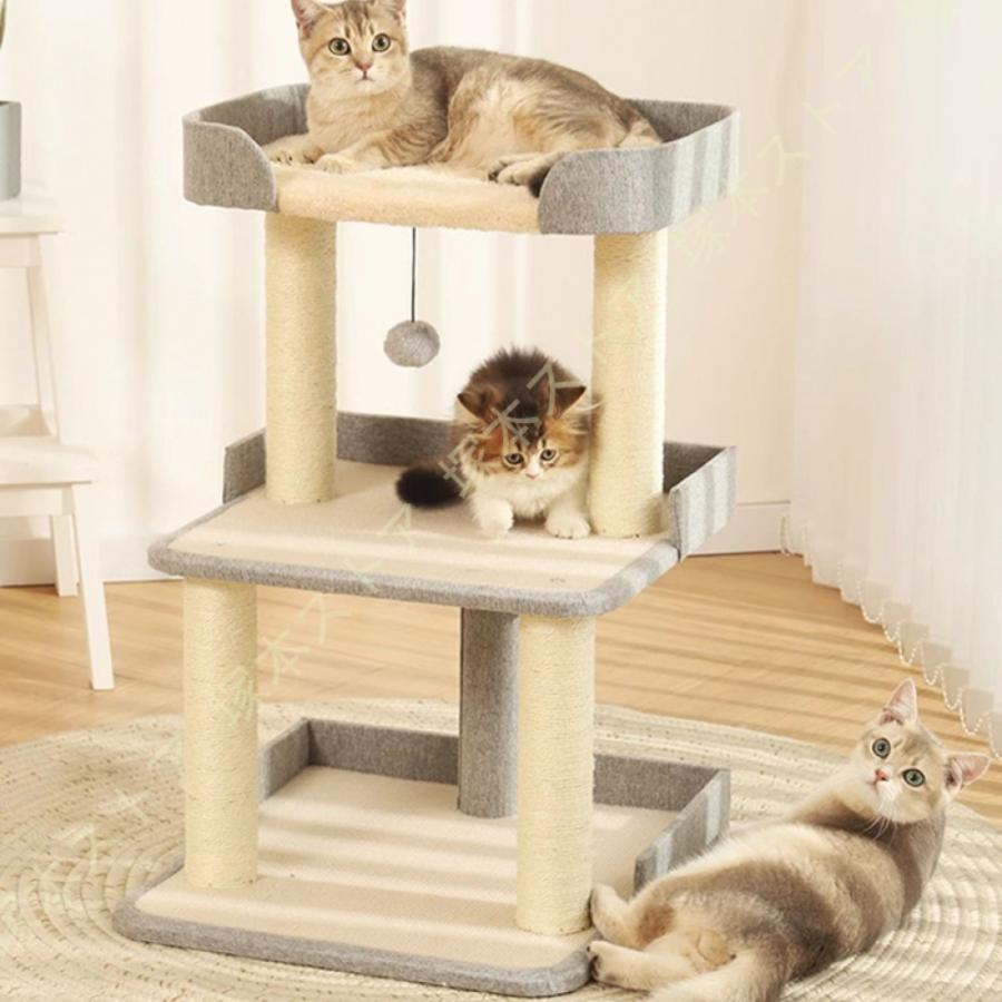①★★キャットタワー★キャットウオーク★ハンドメイド★爪研ぎ★猫★ Amazon.co.jp: Yangbaga キャットタワーロープ6mm白綿縄 爪研ぎ 爪とぎ