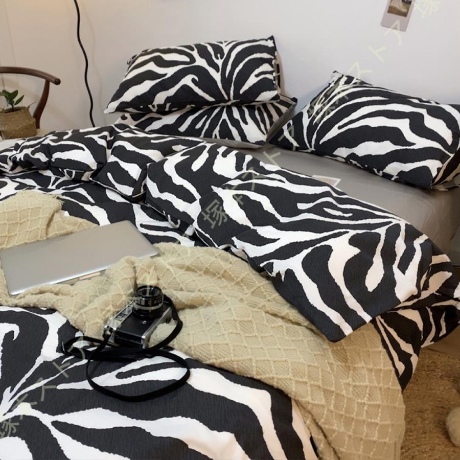 セミダブル 4点セット 布団カバー セット 敷き布団用 ベッド用