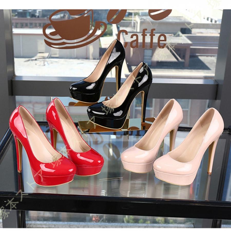 ヒール パンプス ピンヒール パンプス 厚底 エナメル オシャレ パンプス 結婚式 歩きやすい 痛くない 疲れない 厚底パンプス アーモンドトゥ ヒール15cm G0ngp8oiaf Colegiocardenalsancha Edu Co