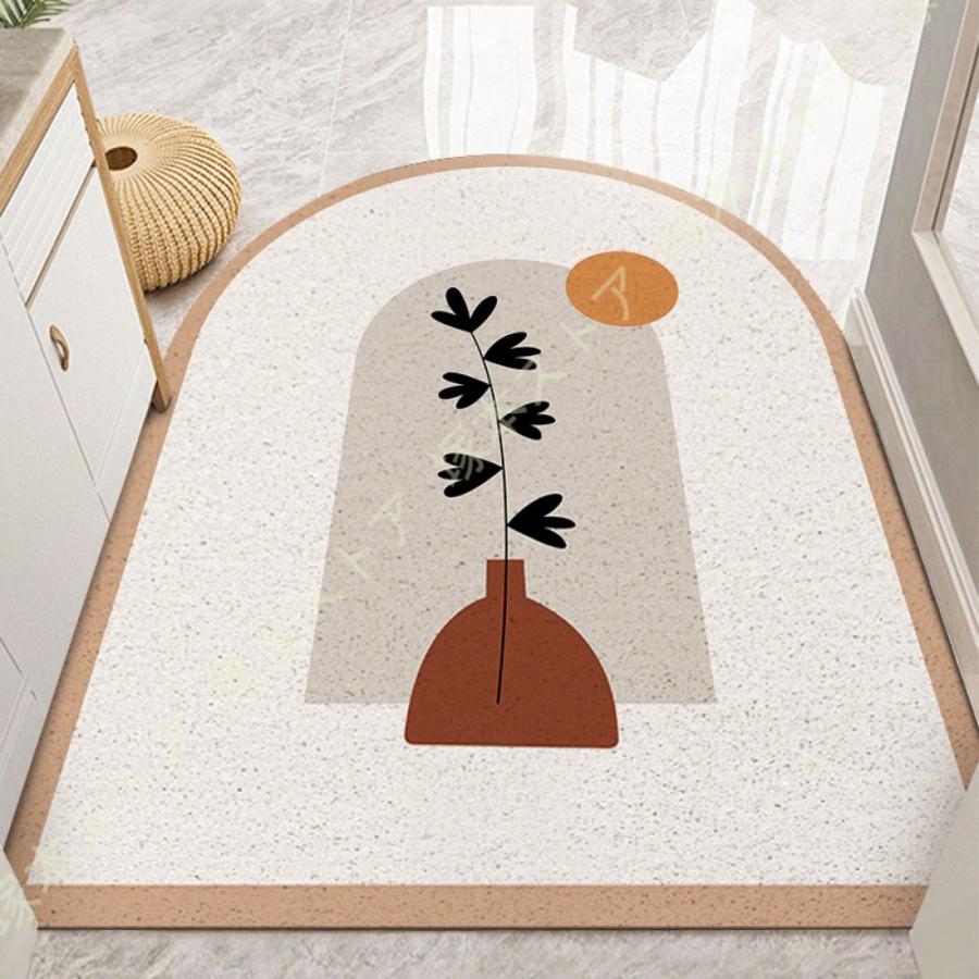 玄関マット ドアマット 泥落としマット 屋内 屋外 業務用 家庭用 おしゃれ 幾何学模様 室内玄関マット 北欧スタイル 足ふきマット 洗える 速乾性 滑り止め |  | 04